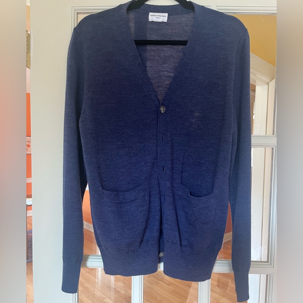 Spier & Mackay denim blue cardigan